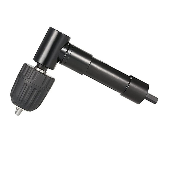 Selvlåsende 90° rettvinkelchuck, hurtigutløser drillchuck vinkelhode chuck bit adapter rettvinkeldrill