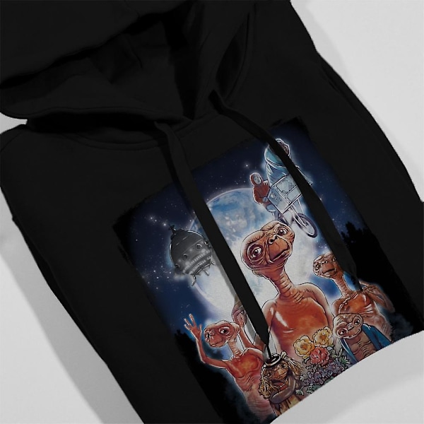 E.T. - elokuvan juliste -montaasi miesten huppari Black Small