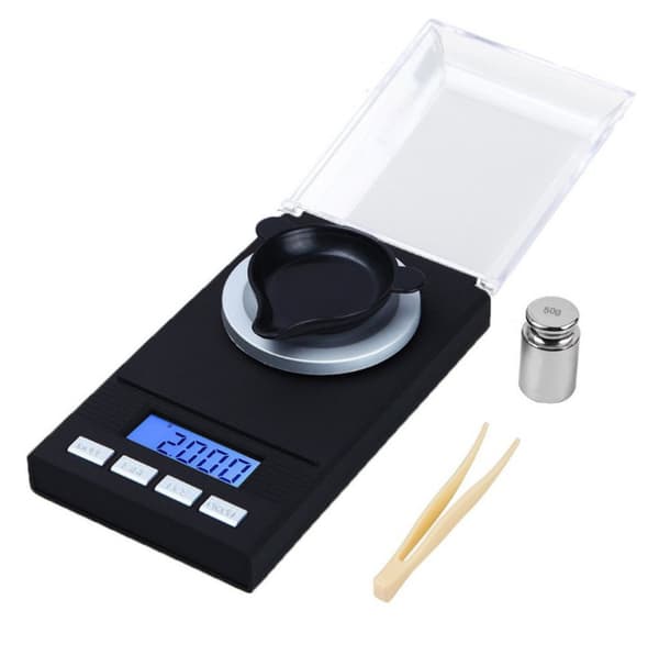 [KK]50G/0.001G Milligram Scale, Milligram Precision Scale, MG, Pocket Scale, Laboratory Scale with LCD Display