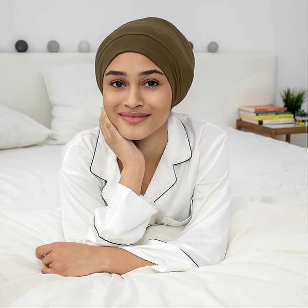 Silke Sateng Bonnet for Menn Sovehette Bonnet for Soving Bonnet fo