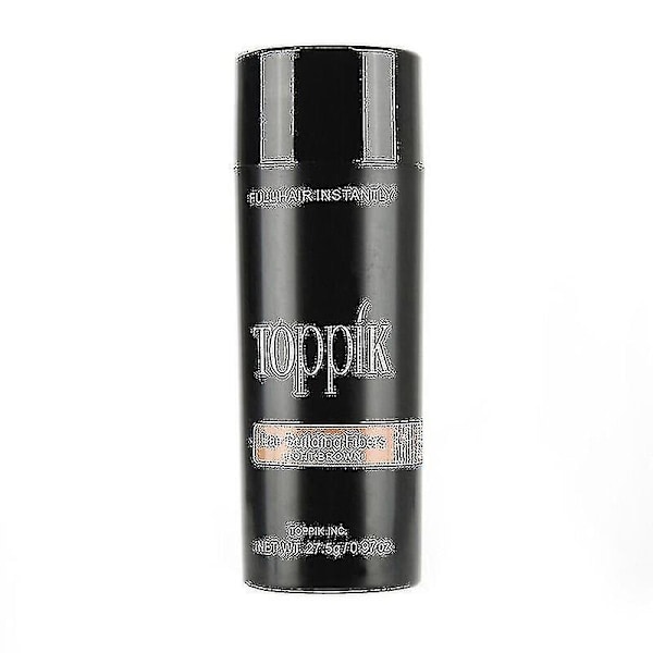 2 Pakke Toppik Hårfibre Mørkebrun 27,5 G / 0,97 Oz Hårpleje black