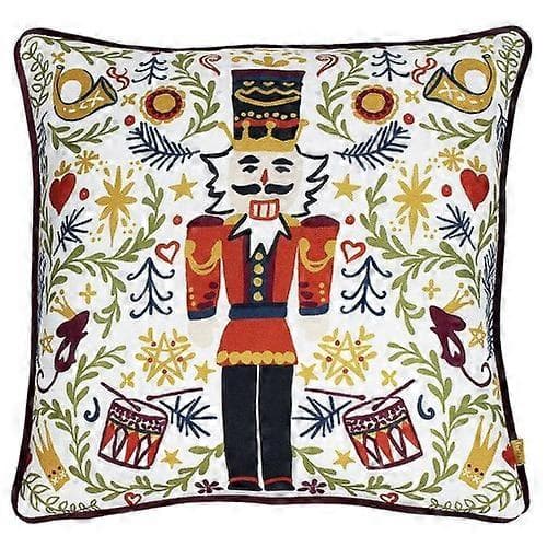 Nøddeknækker Julepudebetræk Multicoloured 43cm x 43cm