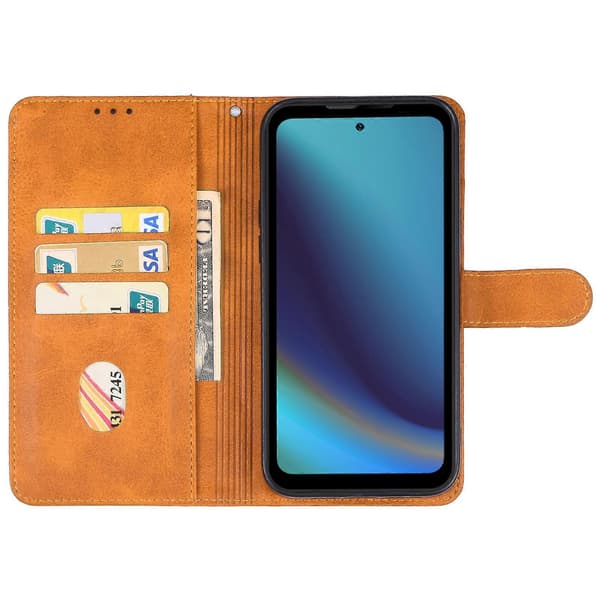 Til DOOGEE V20 Pro Læder Telefoncover Brown