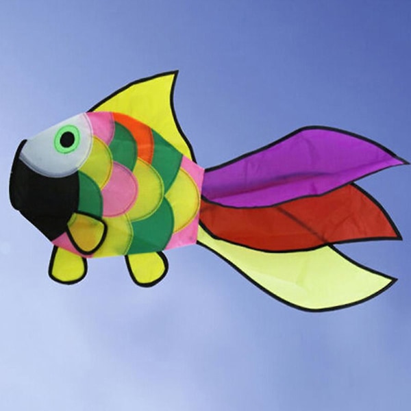 Rainbow Fish Kite Windsock Utomhus Trädgårdsdekor Barnlinje Tvättservice Barnleksaker