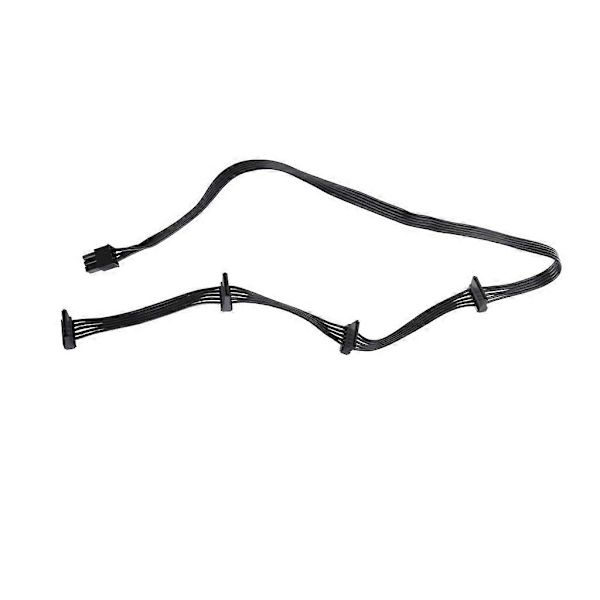 6-Pin till 4 SATA Hårddisk Strömkabel för RM550x RM650x RM750x RM850x RM1000x