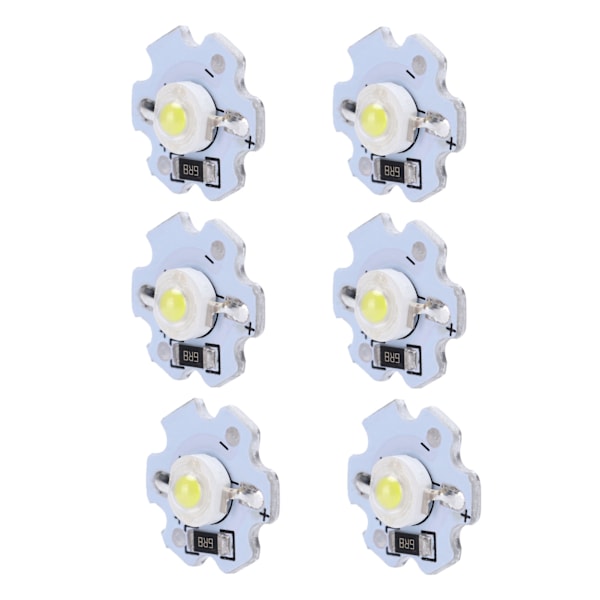 25 stk. 5V LED-chips 200LM 1W Højtydende LED-lampeperler til DIY-belysningsarmaturer Kold hvid 10000K