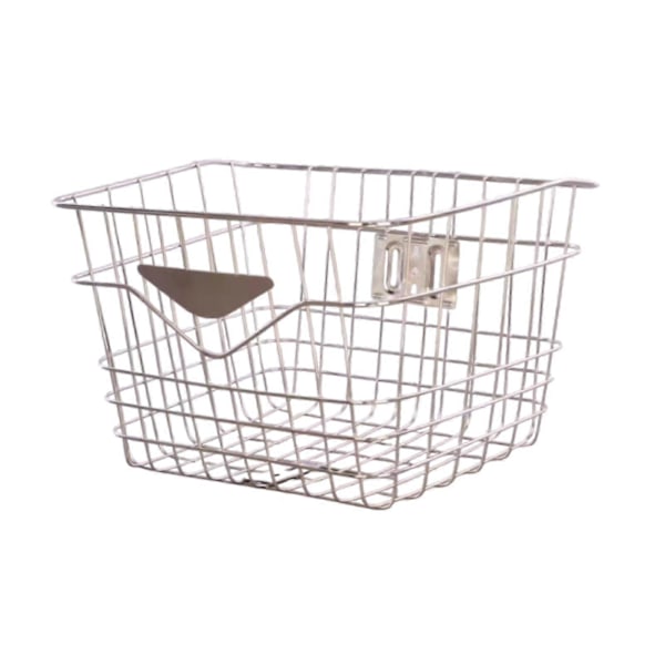 Sykkelkurv Front Styrekurv Rustfritt Stål Bære Kjæledyr Robust Diverse Bære Oppbevaringsbeholder for Sykling Fotturer Style A
