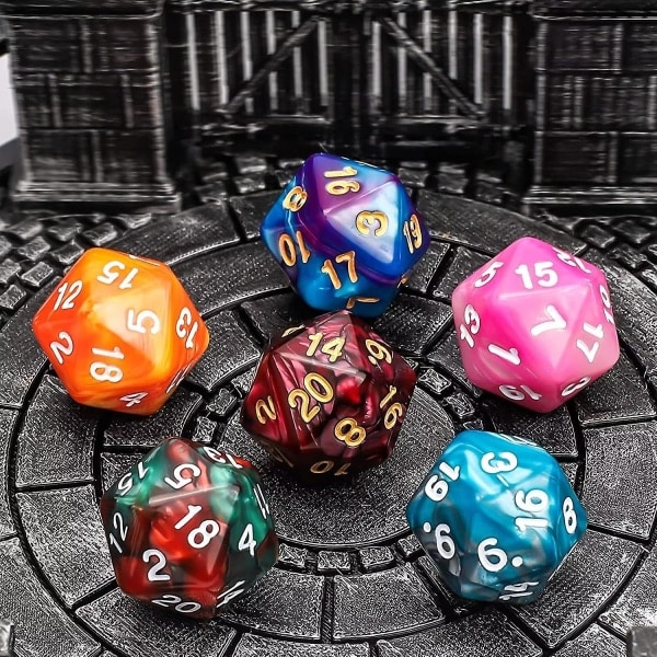 Dnd Noppa 6 x 7 Sarjaa Polyhedral Kaksivärinen Noppapussi Dungeons and Dragons Mtg Lautapeli Rpg Dnd D20 D12 D10 D8 D4