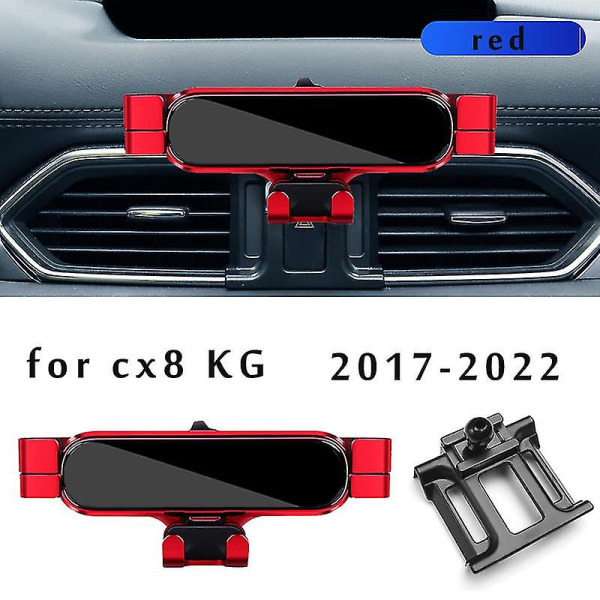 Biltelefonhållare för Mazda Cx5 Cx 5 Kf Cx 8 Kg 2017 2022 2022 Fäste Gps-ställ Vridbart stöd Mobil 2017-2022 CX83