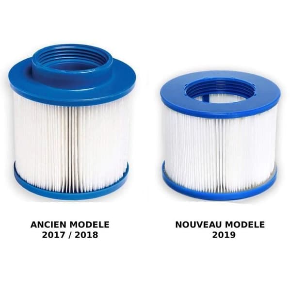 Skruvfilterpatron - Aqua Spa - 4-pack - 120-lagers papper - 80 mm höjd - 100 mm diameter