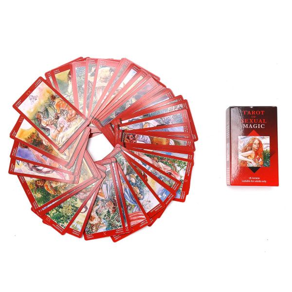 Tarotkort Magic Sexuella Tarot Oracle-kort för familjedäck Brädspelskort