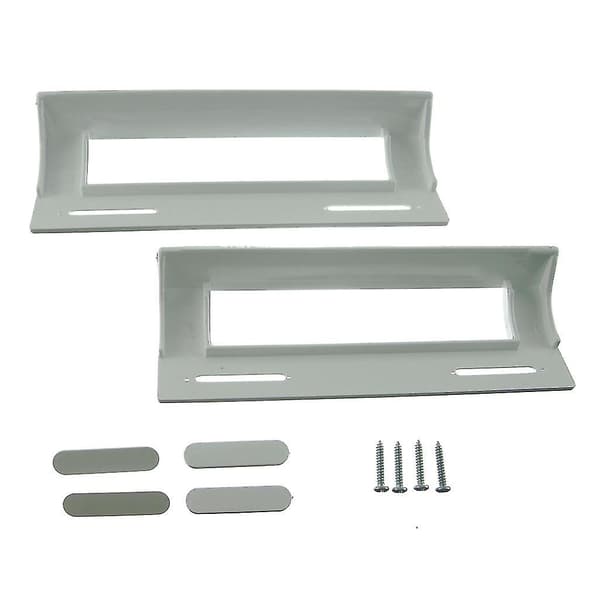 [KK] 【jia】2 x Logik Universal White Fridge/Freezer Door Handle 80mm-150mm null null none