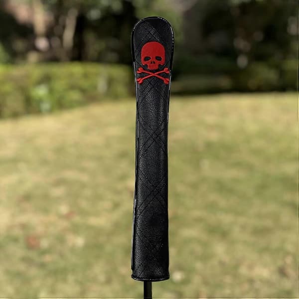 Alignment Stick Headcover Læder Golf Alignment Stick Cover Holder 2 Sticks