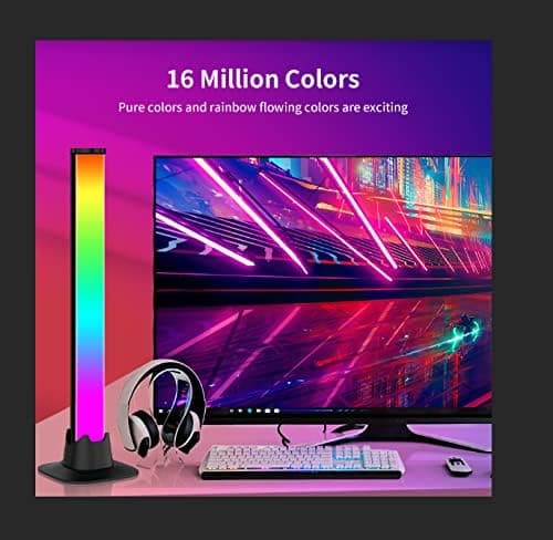 [KK]Smart LED-lysstribe, Gaminglys Ambient Belysning Bluetooth Farvede Lysstriber