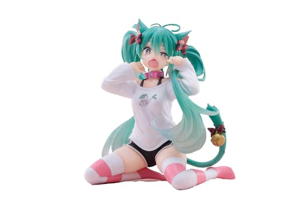 -Söt Hatsune Miku Skrivbordsfigur