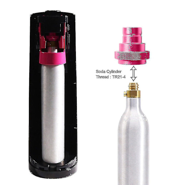 Hurtigkoblingsadapter til CO2 til Sodastream Vand Sprinkler Duo Art, Terra, Tr21-4 - Jxlgv