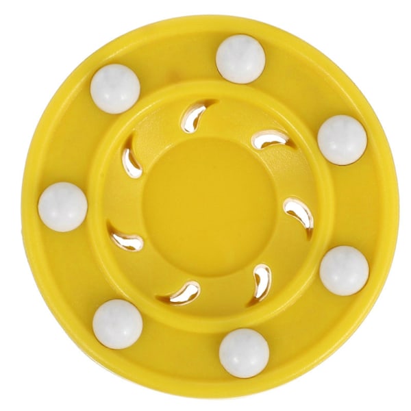 Ulkojääkiekkokiekko Katukiekot Harjoittelu Inline-jääkiekkokiekko Yleiskäyttöinen rullakiekko Katukiekko Harjoittelu Jääkiekkokiekot Yellow 7.5X7.5X3CM