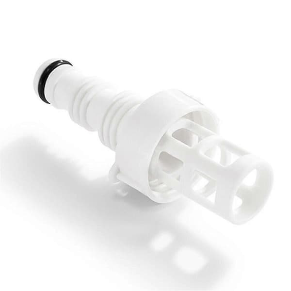 2 stk. 10201 til Intex-adapter til tilslutning til afløbsanordning White