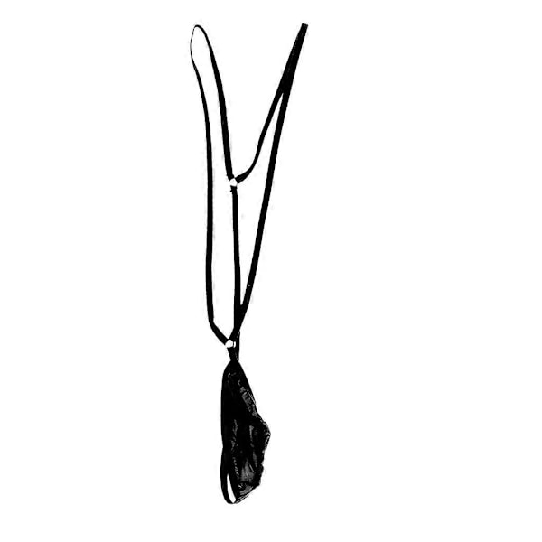 Sexig Borat Baddräkt Mankini Stringtrosa Underkläder Stringkalsonger C-String Bikini För Män Kroppsdräkt Black