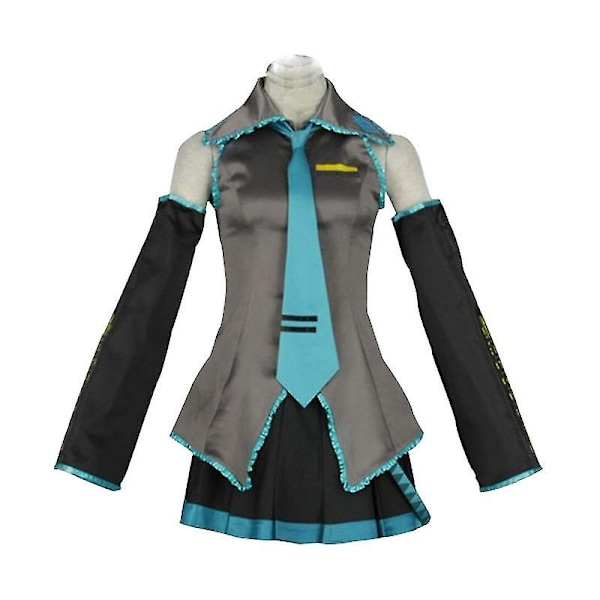 Ny trend Vorallme Hatsune Miku kostym C-set för cosplay-tjejer - perfekt blå blue XXL