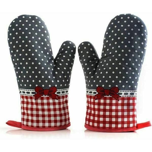 Köksvantar - RNEMITERY - Brandsäkra grillhandskar - 2-pack - 28 cm - Handskydd