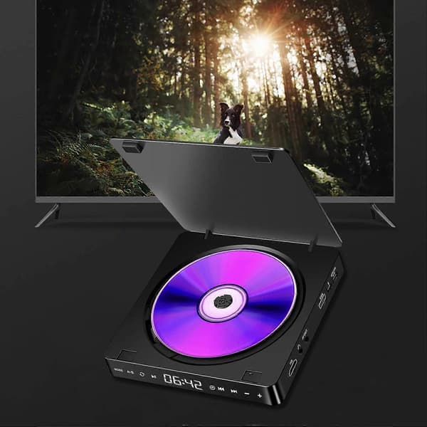 HD DVD/VCD-soitin kannettava videolaite monitoimisoitin 1080P Mini Anti-Skip DVD-soitin Black