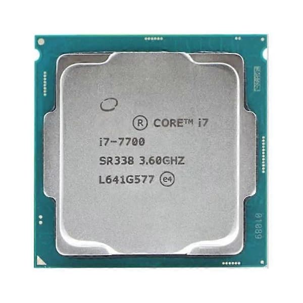 Core i7-7700 CPU - Socket LGA 1151 4 kjerner 8 tråder 3,6 GHz 8 MB L3-buffer 65 W.