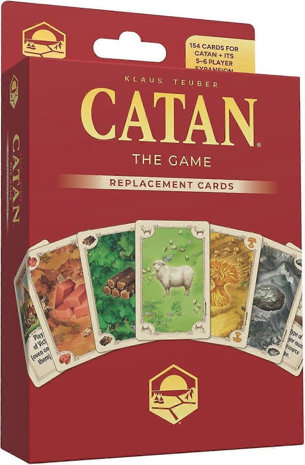 CATAN Base Game Erstatningskortpakke 6. utgave