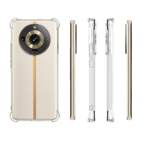 Stødsikkert TPU Telefoncover til Realme 11 Pro 5G Transparent