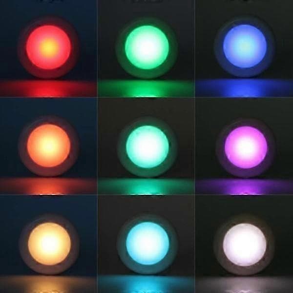 LED-spotlights med fjärrkontroll - Trådlöst MultiColor 12-pack 6 and Pack