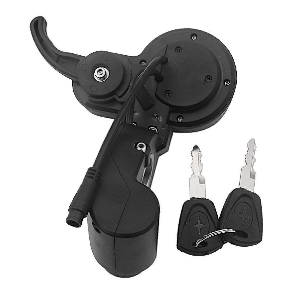 LCD-display ZQ-100 Elscooter Display med låsande instrumentbräda tillbehör Kickscoot Black