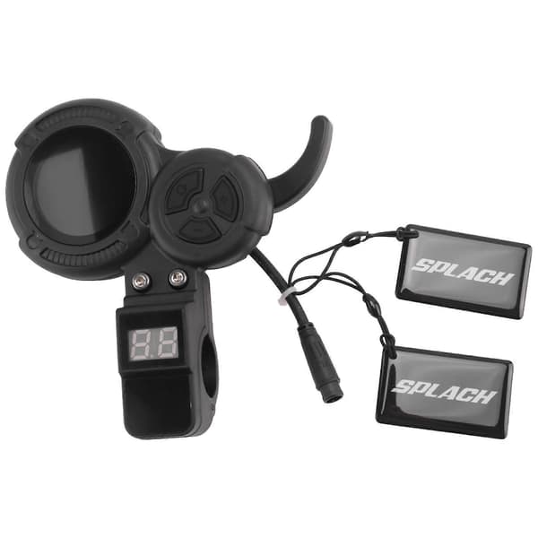 Elektrisk løbehjul Display Trigger LED-accelerator og NFC-kort til VSETT 8 8+ 9 9+ til ZERO 8 Black