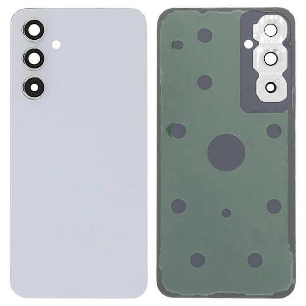 For Samsung Galaxy A54 5G A546 Batterideksel med Kameralinsedeksel (Uten Logo) - Grønn Multicolor White