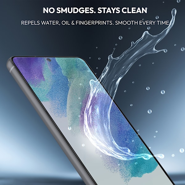 [KK]2-Pack Samsung S21 FE Screen Protector & 1-Pack Lens Protector - Tempered Glass | [Automatic Installation] - Bubble-Free