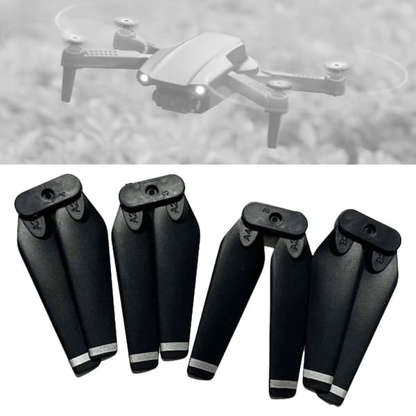 E99 Pro Drone Udskiftningsarm Motorblade RC Drone Gave Grå Blade