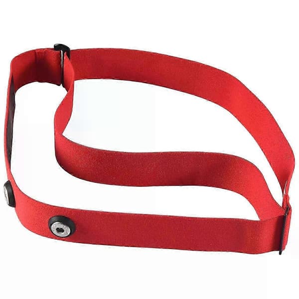 Pulsbelte Erstatningsstropp, Kompatibel med MZ-3 Sensor, Justerbar 66cm, 3cm Bredde, Rød Nylon