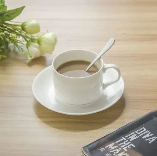 Kaffeskeer - Rustfrit stål - Sæt med 12 - 12 cm - Holdbare - Tåler opvaskemaskine