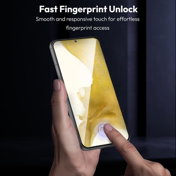 [KK]2-Pack Samsung S22 Screen Protector - Tempered Glass | [Automatic Installation] - Bubble-Free Samsung S22