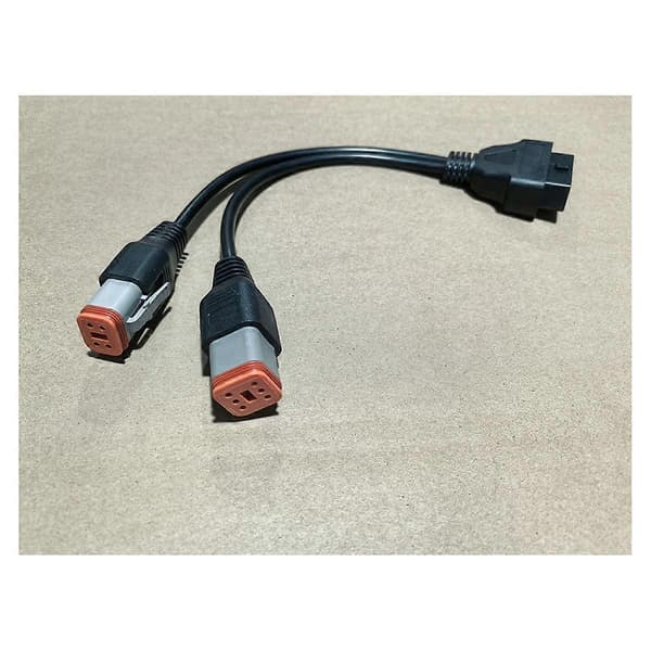 Til motorcykel 6-benet 4-benet til OBD2 16-benet adapter diagnostisk scanner adapter As Shown