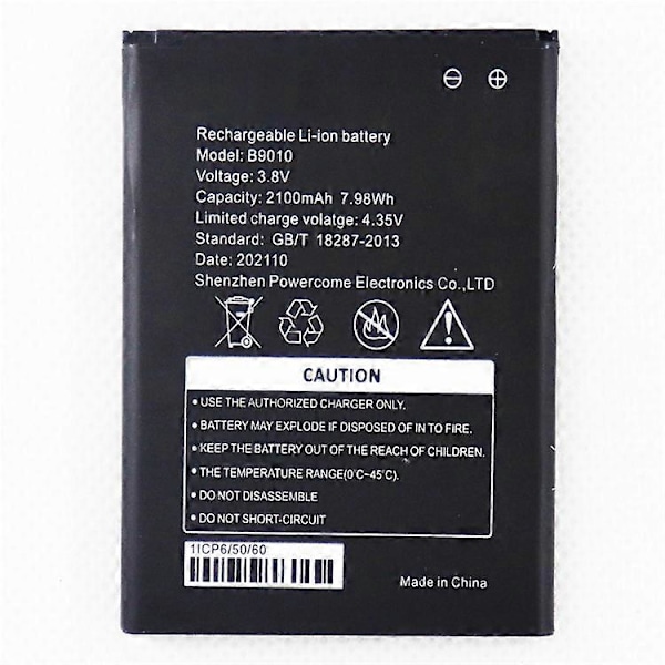 Til MTC 8723FT MTS 8723 FT 4G LTE 3.8V 2100mAh Lithium-ion Polymer WiFi Router Hotspot Batteri (Kode: B9010) (uden Logo) MultiColor