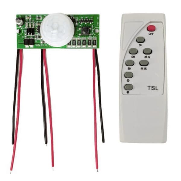 3.2V 3.7V Solcellelampeplade Solcellelysprintplade Infrarød Menneskelig Induktion Solcellegadelys Driverplade