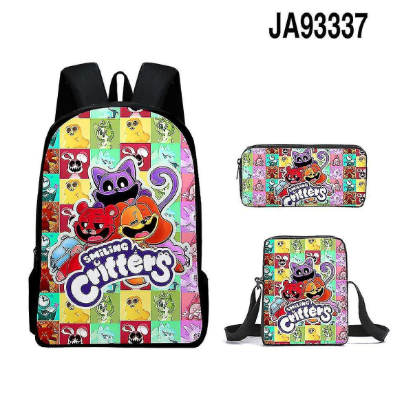 Poppy Playtime 3 Smiling Critters Set studentryggsäckset (ryggsäck + måltidspåse + pennväska) Product 6
