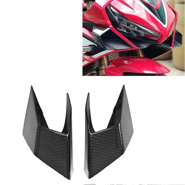 Motorcykel Side Wind Wing Side Spoiler Side Guide Wing Spoiler til CBR650R 2019-2023 Motorcykel Tilbehør Carbon Fiber Pattern