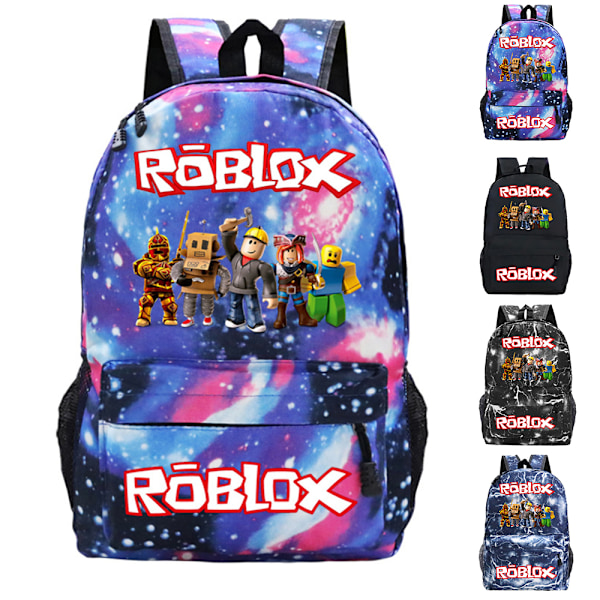 Roblox Spel Ryggsäck Barn Skolryggsäck Student Axelväska Laptopväska Reseryggsäck D D 30*12*42cm