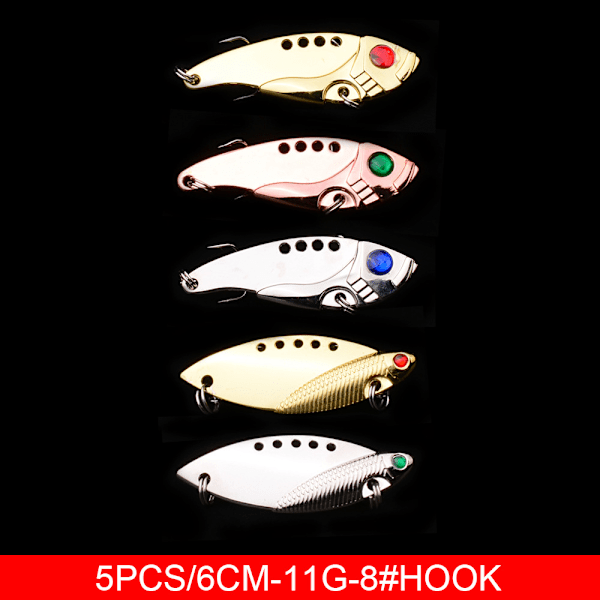 25 st fiskedrag wobblers, blandade minnow, flerfärgade wobblers