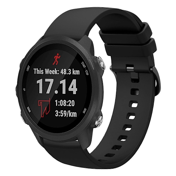 Silikone Urrem Til Garmin Forerunner 245 Black