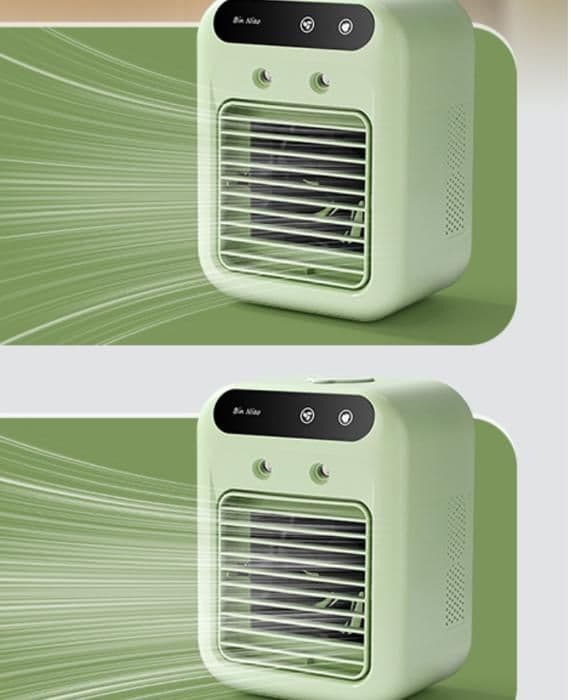 Kæledyrskøleventilator, Sprayventilator, Stille Køling B Grøn 27