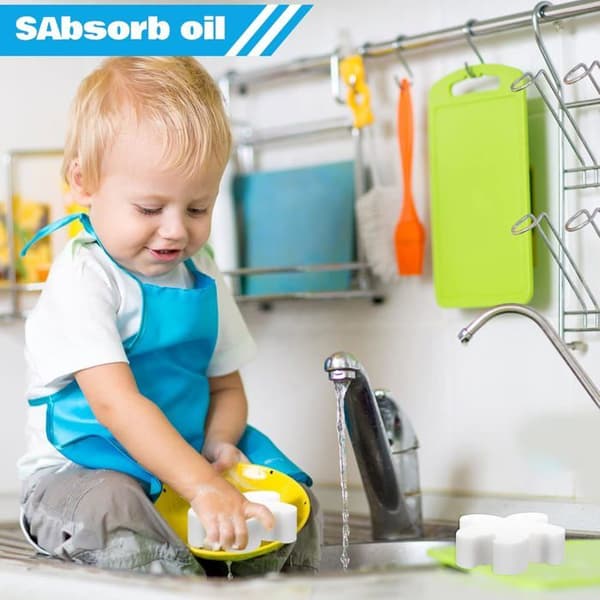 40 olieabsorberende poolsvampe – søstjerneform – absorberer olie og skum – spa-tilbehør