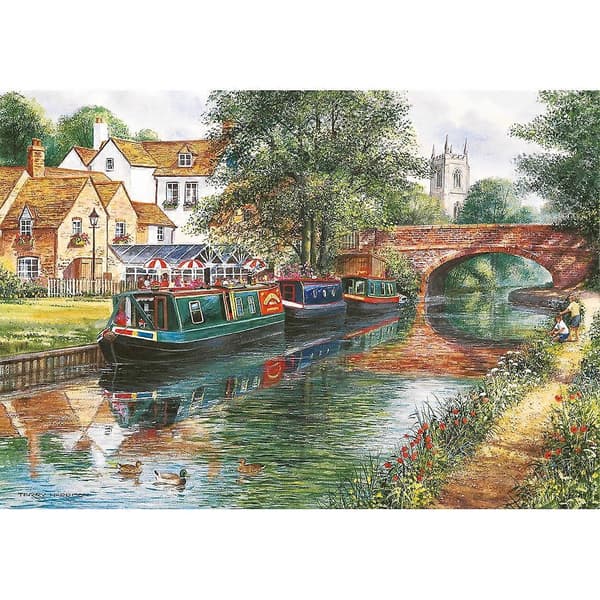 Gibsons Terrys vattenvägar pussel (4 x 500 bitar) 500 Pieces