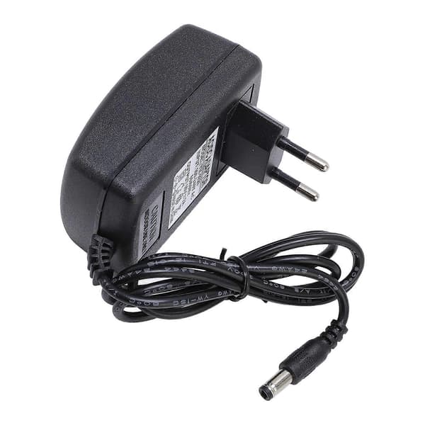 10V 2A strømadapter for LED-skilt, sikkerhetskameraer, spillkonsoller, EU-plugg, 5,5x2,5 mm